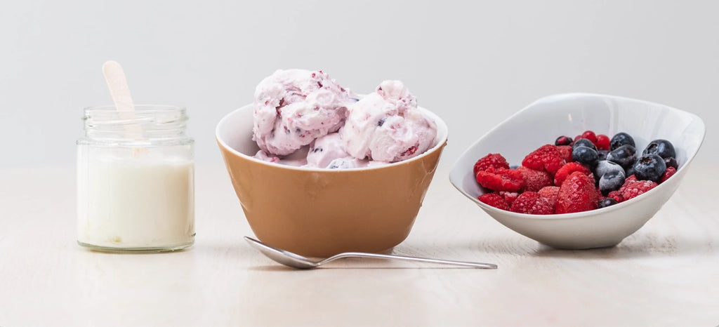 Receta helado de frutos rojos