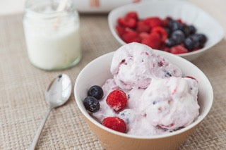 Red fruit ice cream recipe