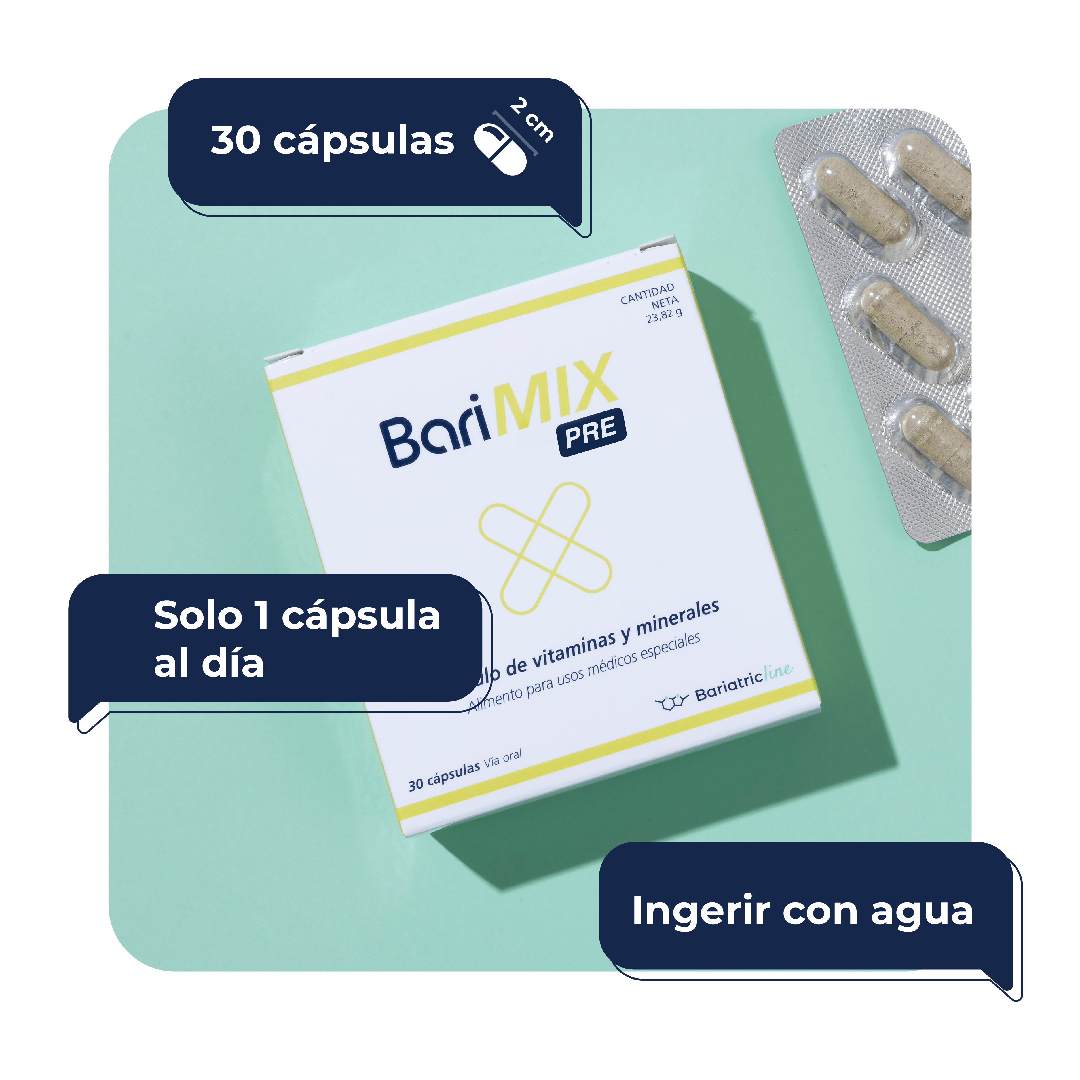 BARIMIX PRE | 30 cápsulas